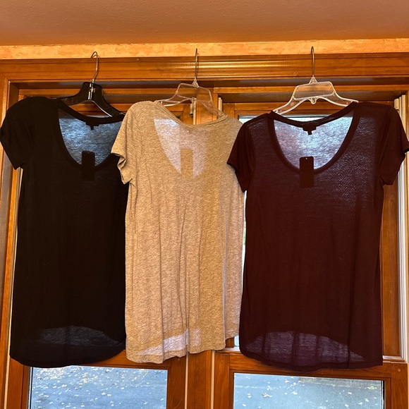 SPLENDID U-neck Modal Tees - Picture 2 of 14